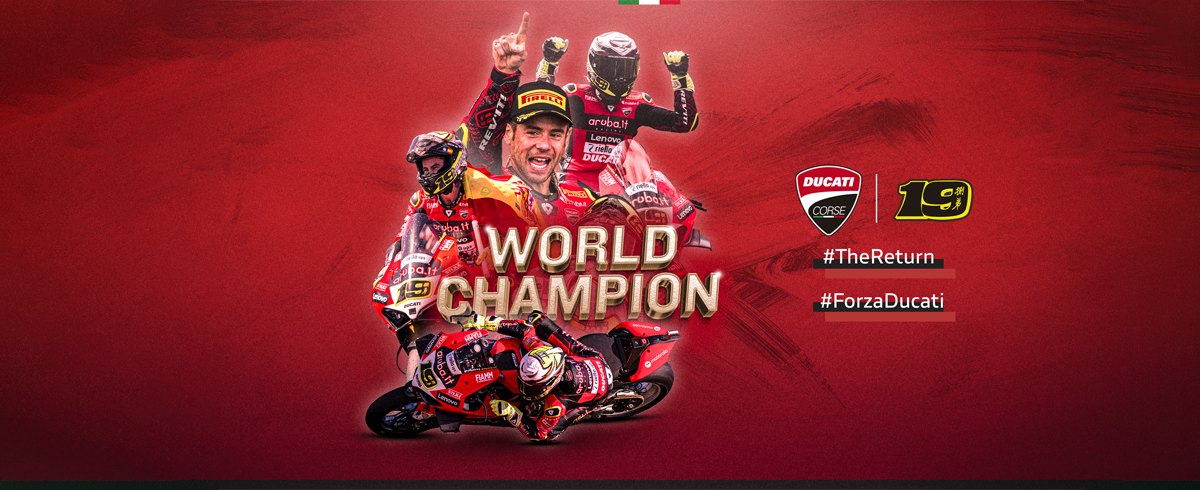 WorldSBK, Ducati campione del mondo con Alvaro Bautista