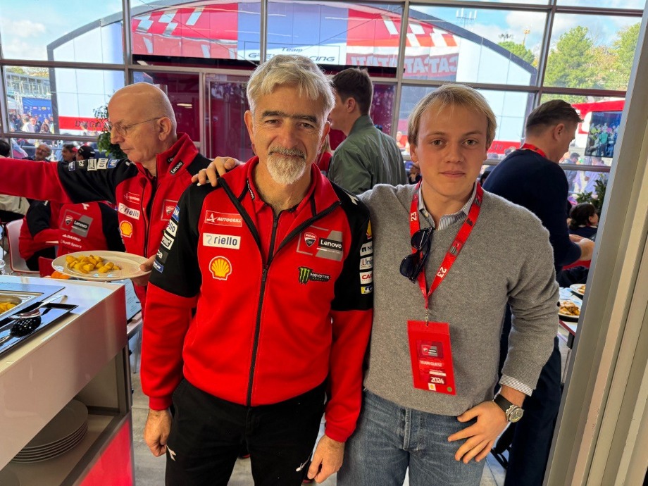 Gherardo Scarabel insieme Luigi Dall’Igna, manager e ingegnere di Ducati