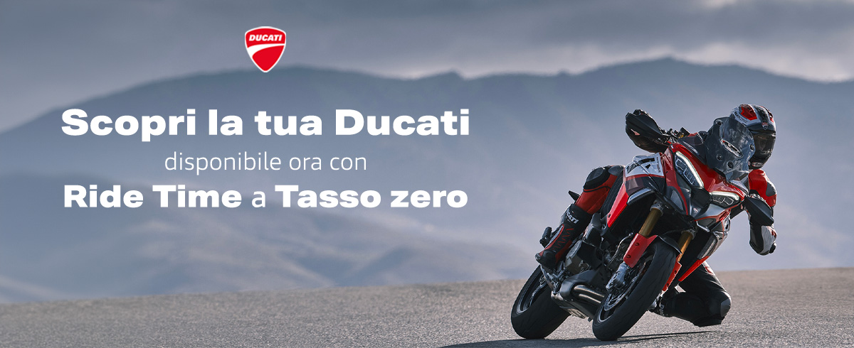 Ducati Ride Time: promozione a tasso zero